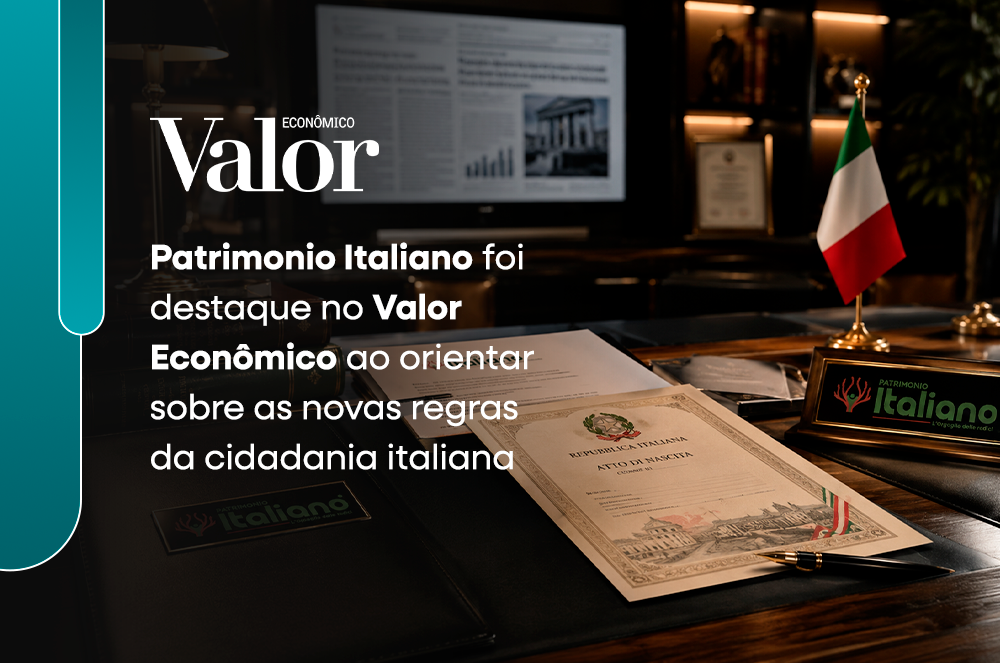 Patrimonio Italiano orienta sobre cidadania italiana
